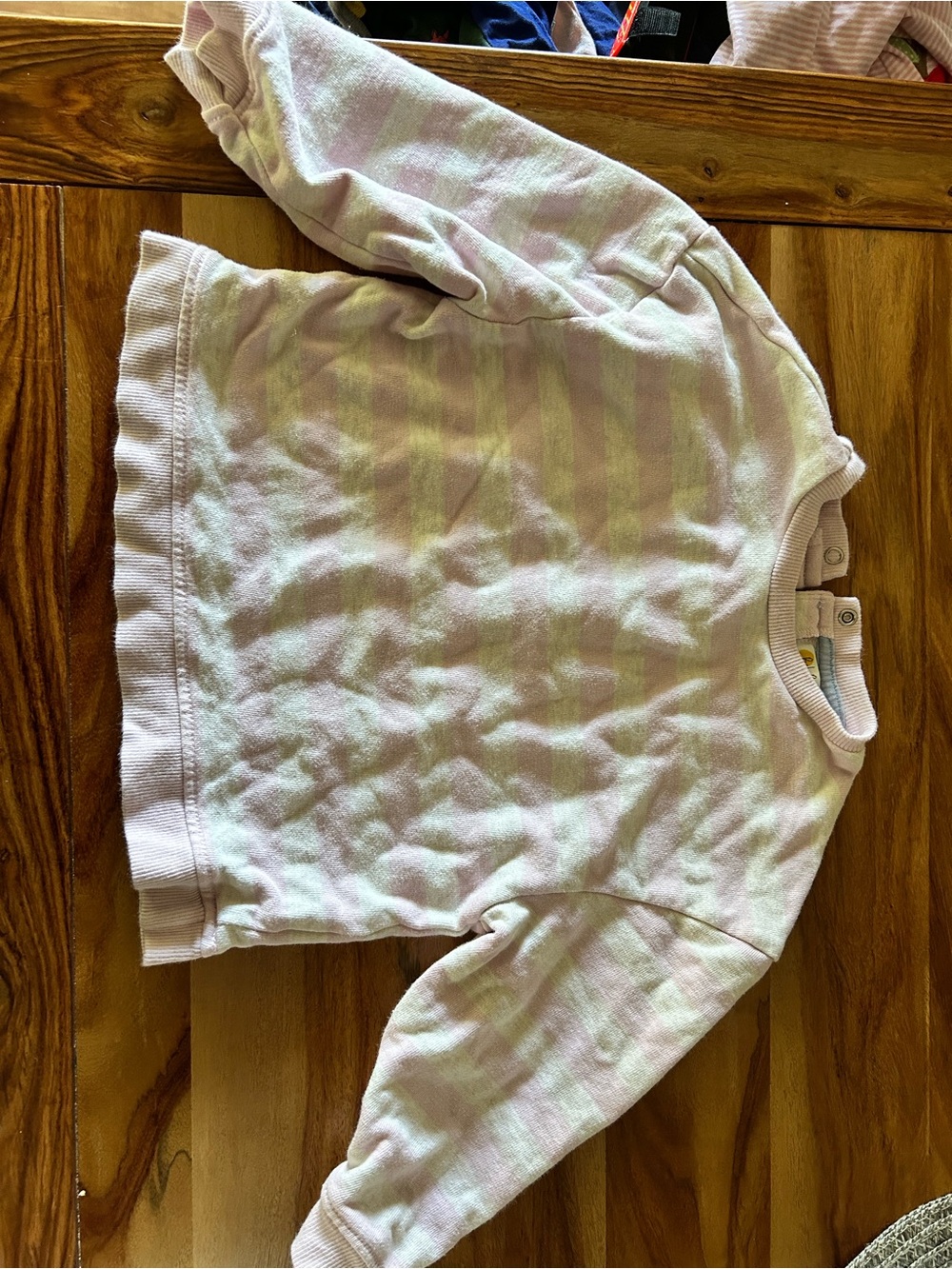 Baby Boden toddler sweatshirt-Pink & Cream